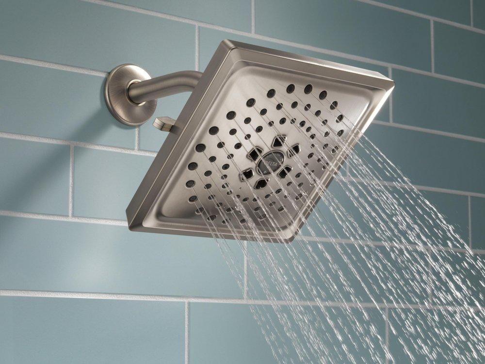 Delta Faucet Lumicoat Stainless Multi Function Showerhead 