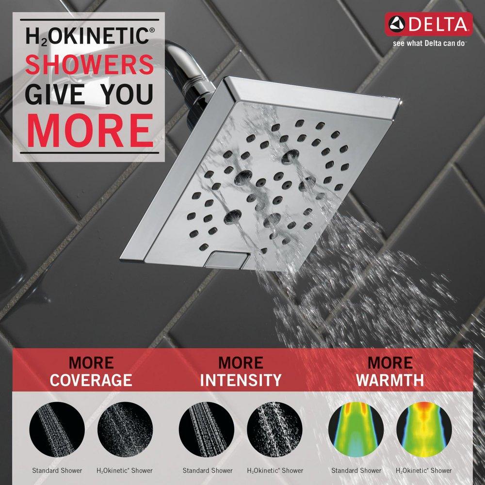Delta Faucet Lumicoat™ Chrome Multi Function Showerhead 