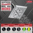Delta Faucet Lumicoat™ Chrome Multi Function Showerhead 