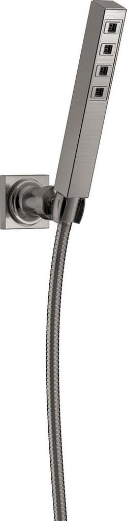 H2Okinetic&reg; Single-Setting Adjustable Wall Mount Hand Shower in Lumicoat&reg; Stainless