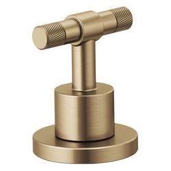 Litze&reg; Widespread Bathroom Faucet T-Lever Handle Kit in Brilliance&reg; Luxe Gold&reg;