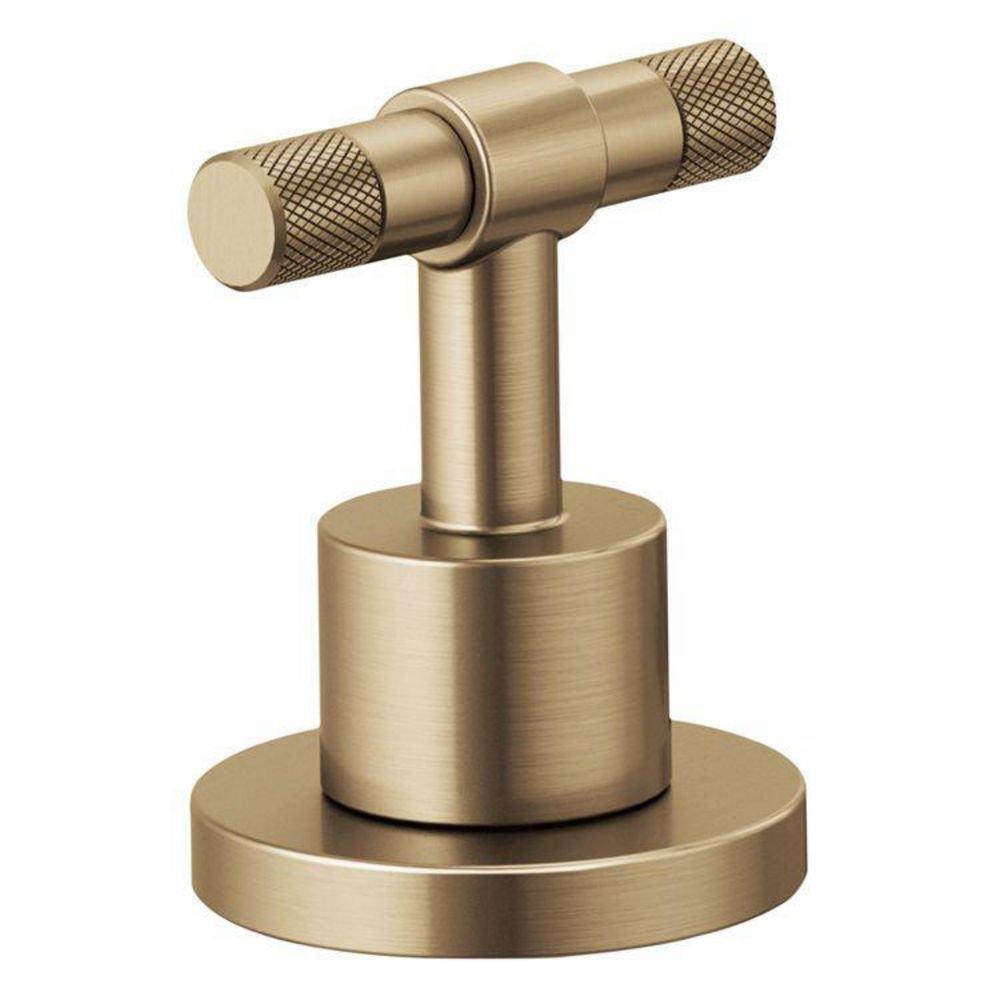 Brizo Brilliance Luxe Gold Litze&reg; Widespread Bathroom Faucet T-Lever Handle Kit 