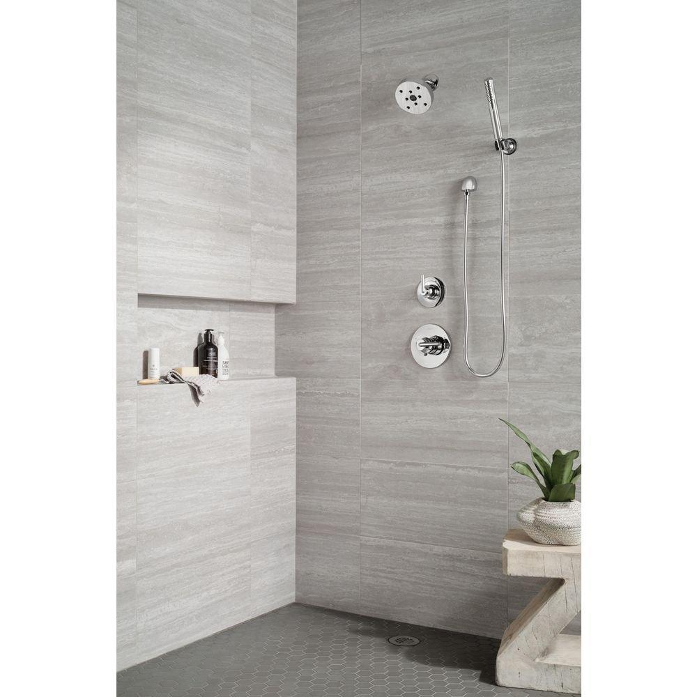 Delta Faucet Lumicoat Chrome 1/2 in. FNPT x MNPSM Brass Elbow 