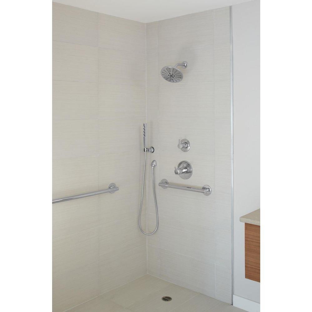 Delta Faucet Lumicoat Chrome 1/2 in. FNPT x MNPSM Brass Elbow 