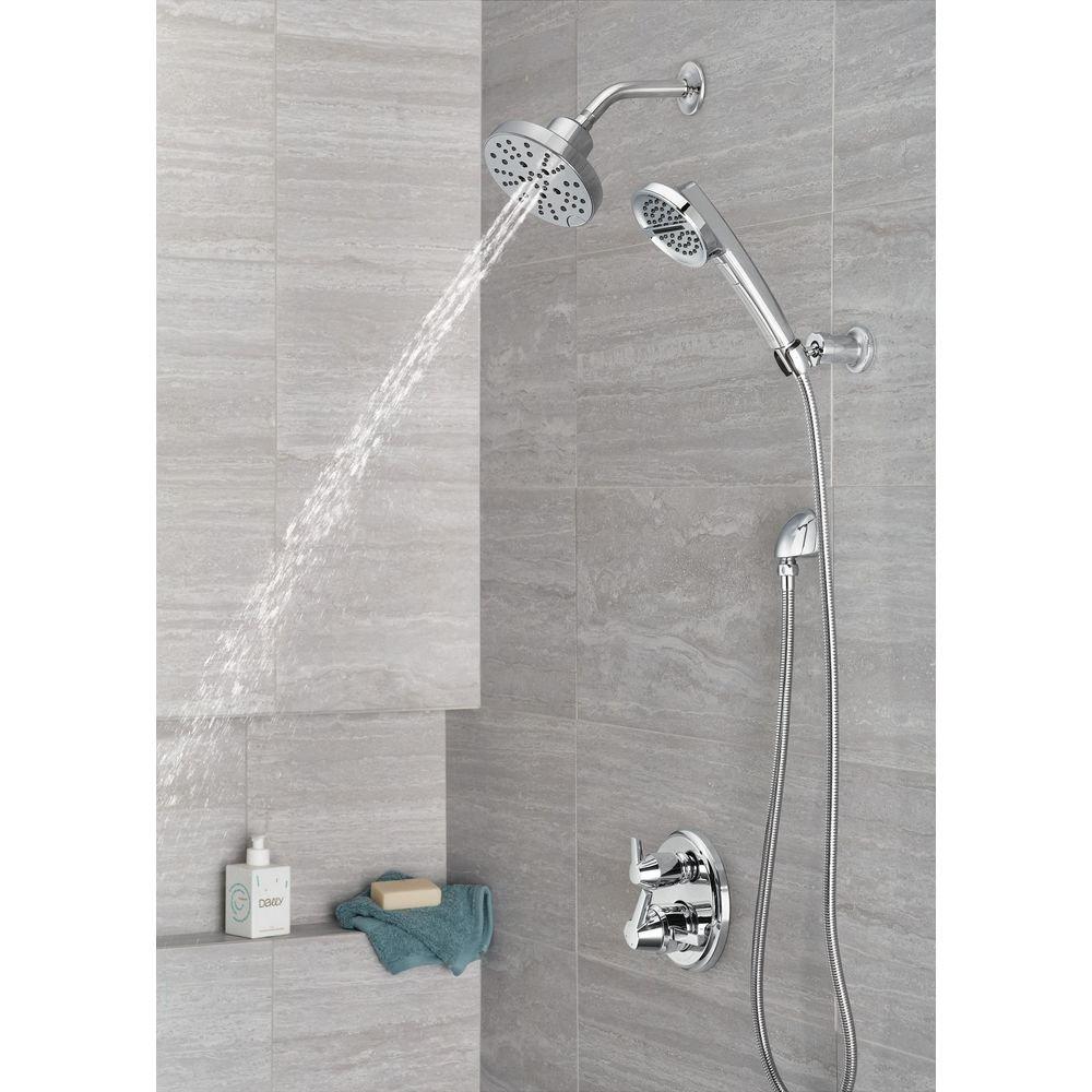 Delta Faucet Lumicoat Chrome 1/2 in. FNPT x MNPSM Brass Elbow 