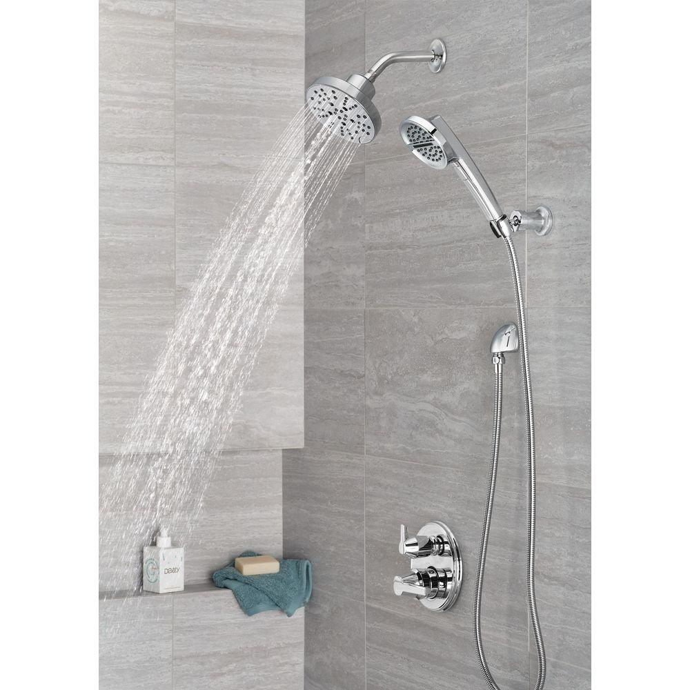 Delta Faucet Lumicoat Chrome 1/2 in. FNPT x MNPSM Brass Elbow 