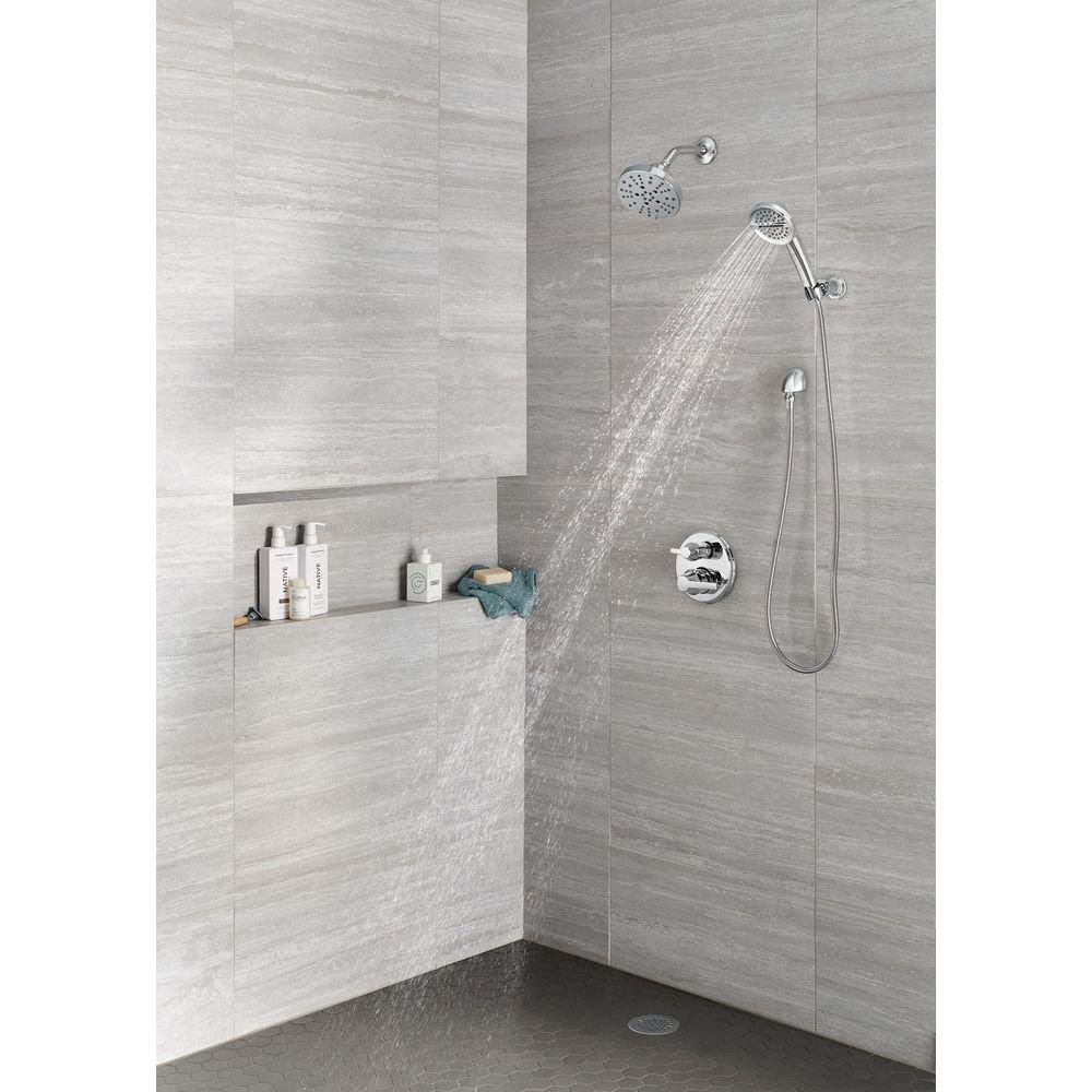 Delta Faucet Lumicoat Chrome 1/2 in. FNPT x MNPSM Brass Elbow 
