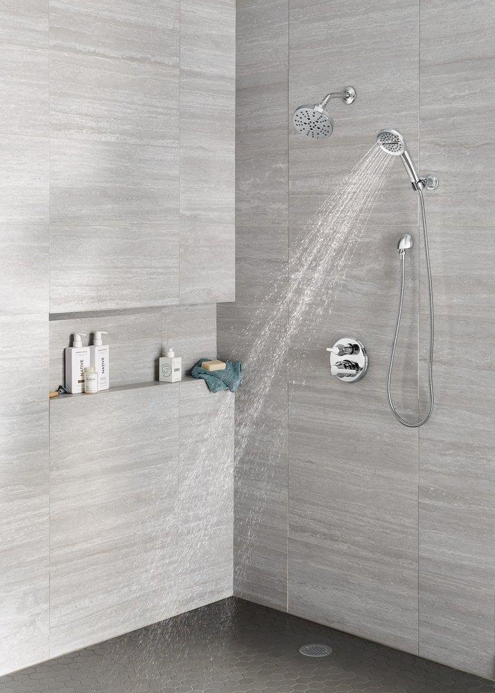 Delta Faucet Lumicoat&trade; Chrome 1/2 in. FNPT x MNPSM Brass Elbow 