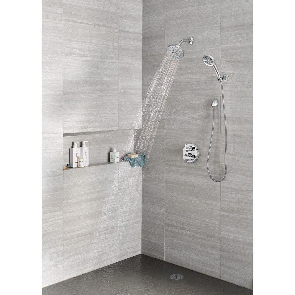 Delta Faucet Lumicoat Chrome 1/2 in. FNPT x MNPSM Brass Elbow 