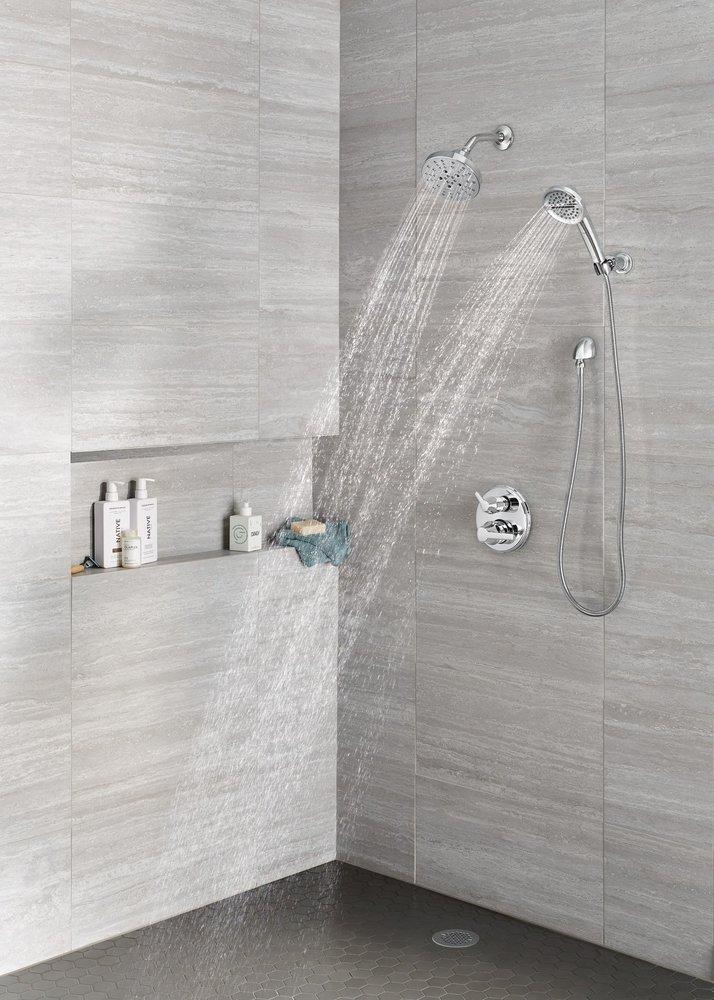 Delta Faucet Lumicoat&trade; Chrome 1/2 in. FNPT x MNPSM Brass Elbow 