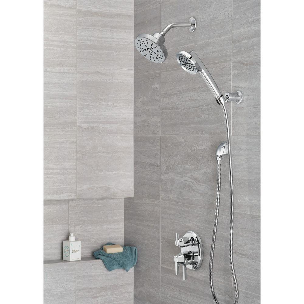 Delta Faucet Lumicoat Chrome 1/2 in. FNPT x MNPSM Brass Elbow 