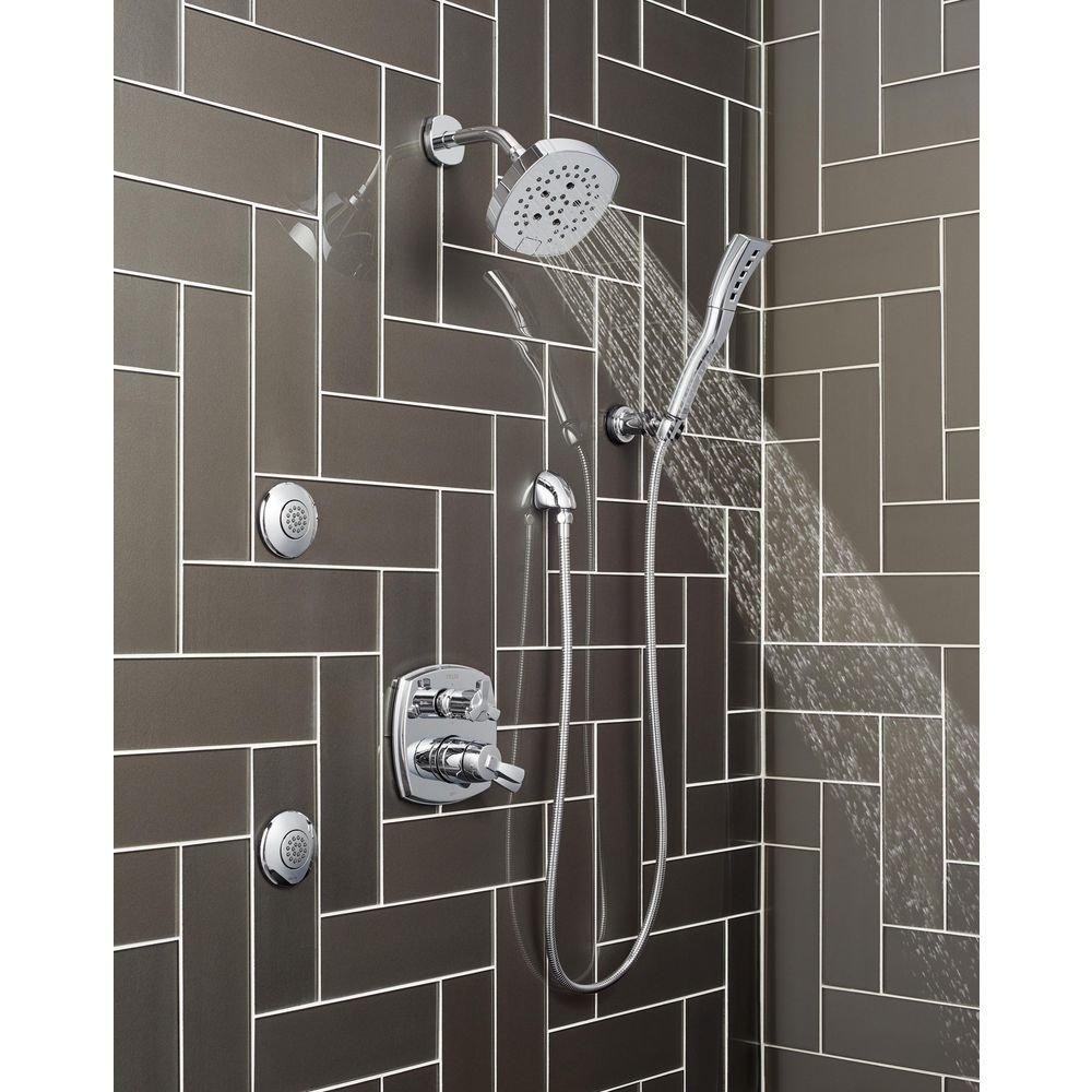 Delta Faucet Lumicoat Chrome 1/2 in. FNPT x MNPSM Brass Elbow 