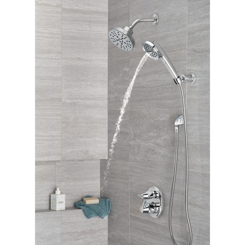 Delta Faucet Lumicoat Chrome 1/2 in. FNPT x MNPSM Brass Elbow 