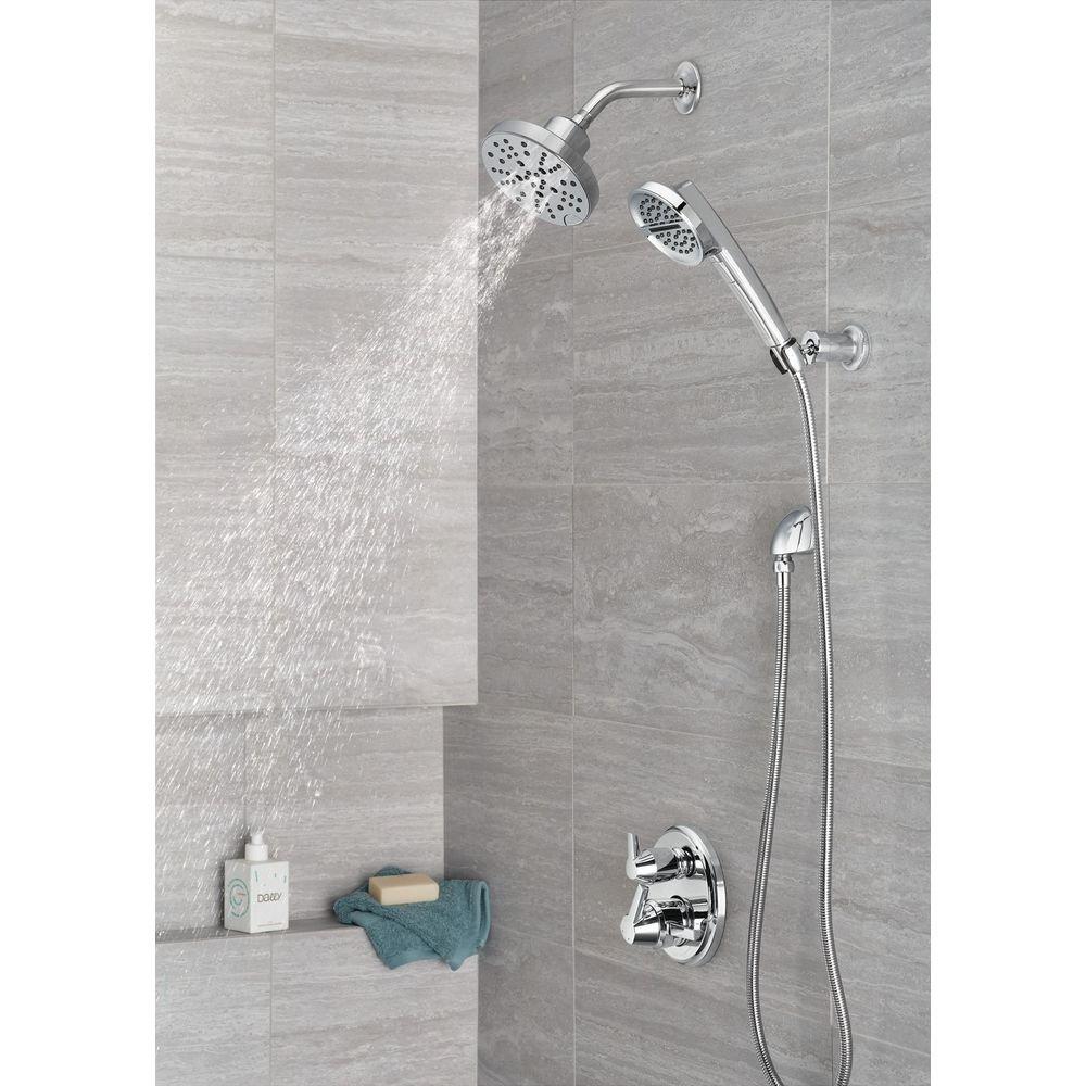 Delta Faucet Lumicoat Chrome 1/2 in. FNPT x MNPSM Brass Elbow 