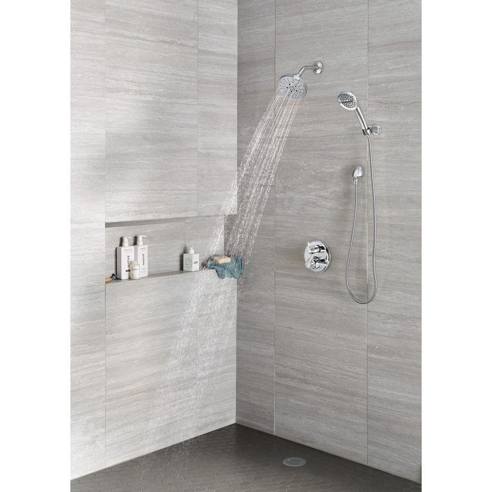 Delta Faucet Lumicoat Chrome 1/2 in. FNPT x MNPSM Brass Elbow 