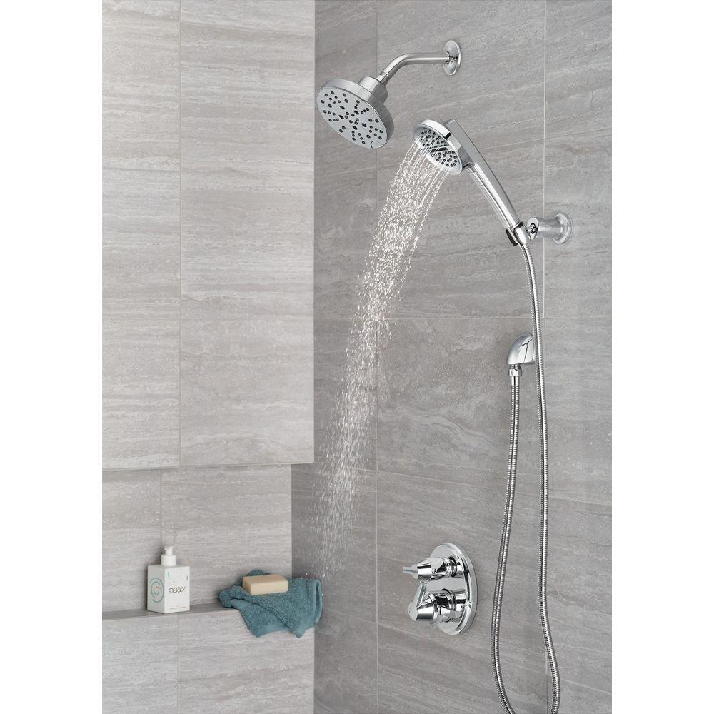 Delta Faucet Lumicoat Chrome 1/2 in. FNPT x MNPSM Brass Elbow 