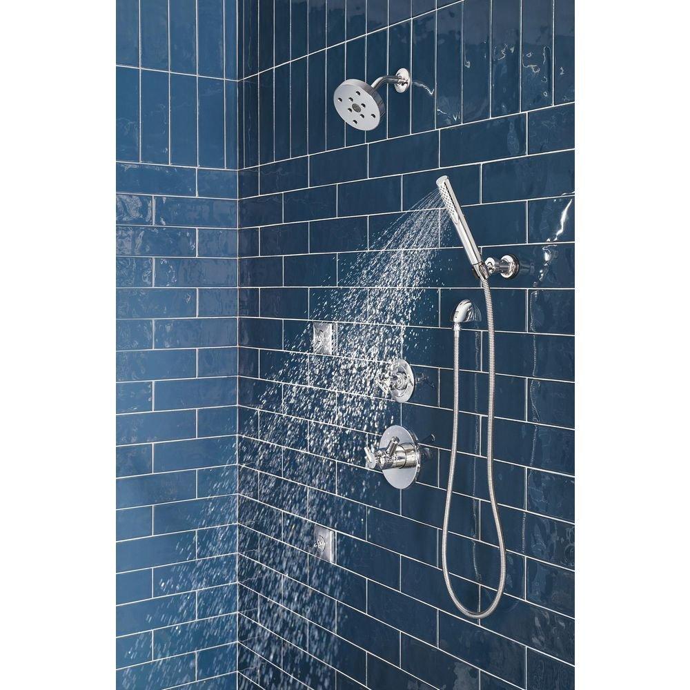 Delta Faucet Lumicoat Chrome 1/2 in. FNPT x MNPSM Brass Elbow 