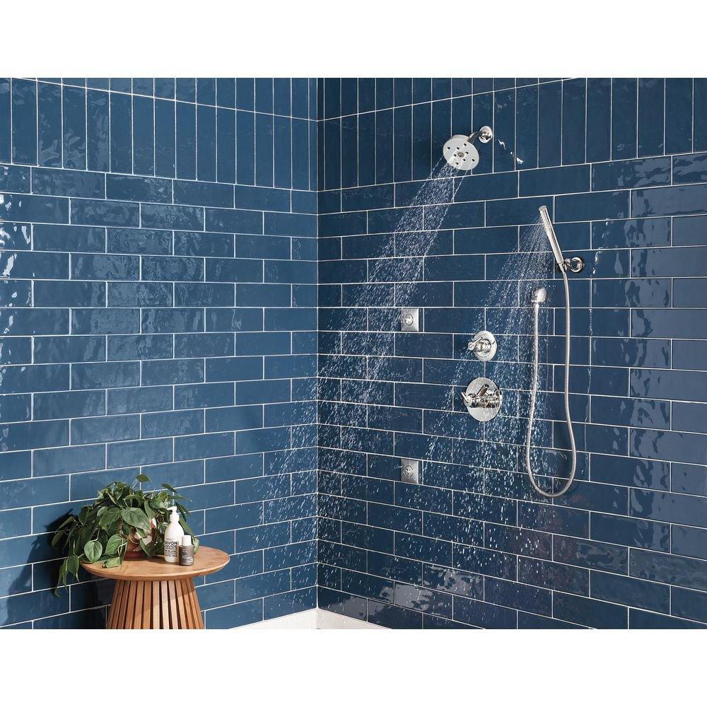 Delta Faucet Lumicoat Chrome 1/2 in. FNPT x MNPSM Brass Elbow 