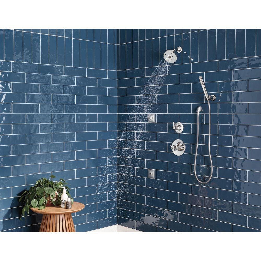 Delta Faucet Lumicoat Chrome 1/2 in. FNPT x MNPSM Brass Elbow 