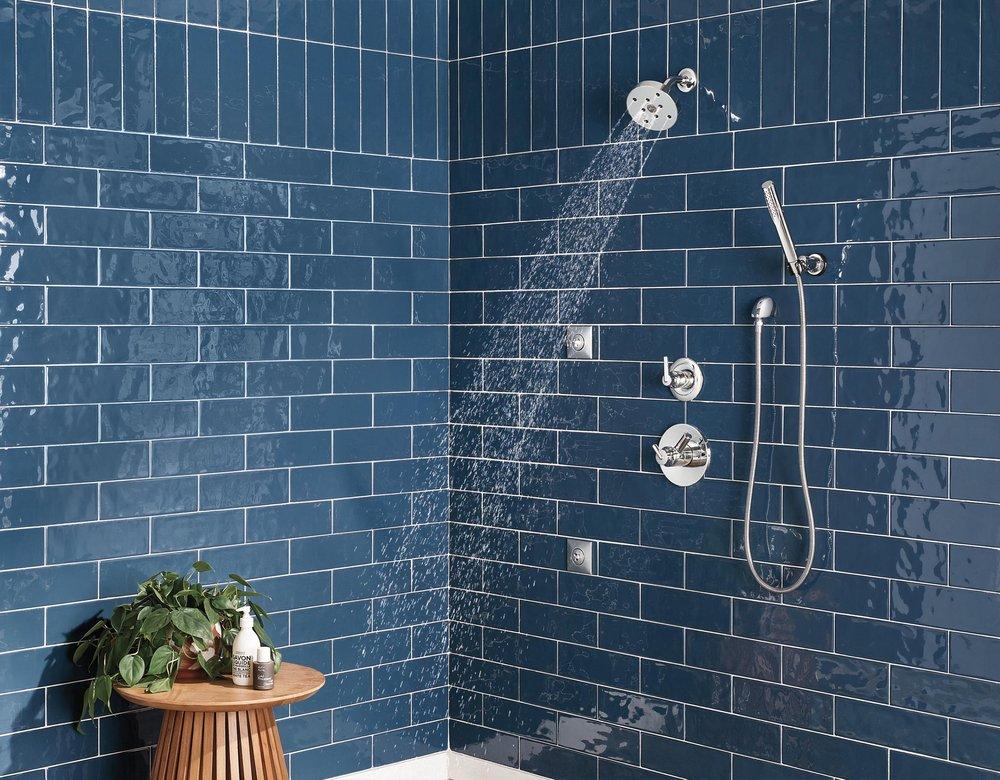 Delta Faucet Lumicoat Chrome 1/2 in. FNPT x MNPSM Brass Elbow 