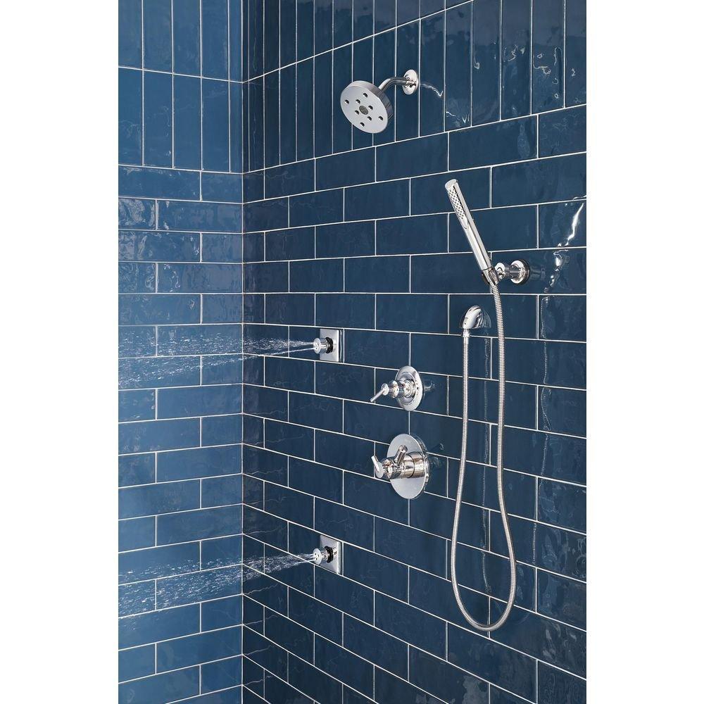 Delta Faucet Lumicoat Chrome 1/2 in. FNPT x MNPSM Brass Elbow 
