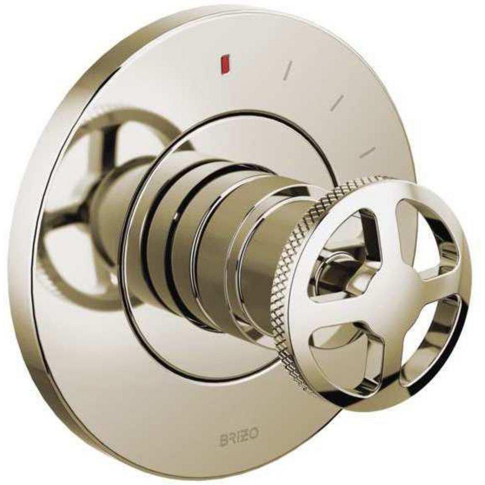 Brizo Brilliance Polished Nickel Single Handle Bathtub & Shower Faucet (Trim Only) 