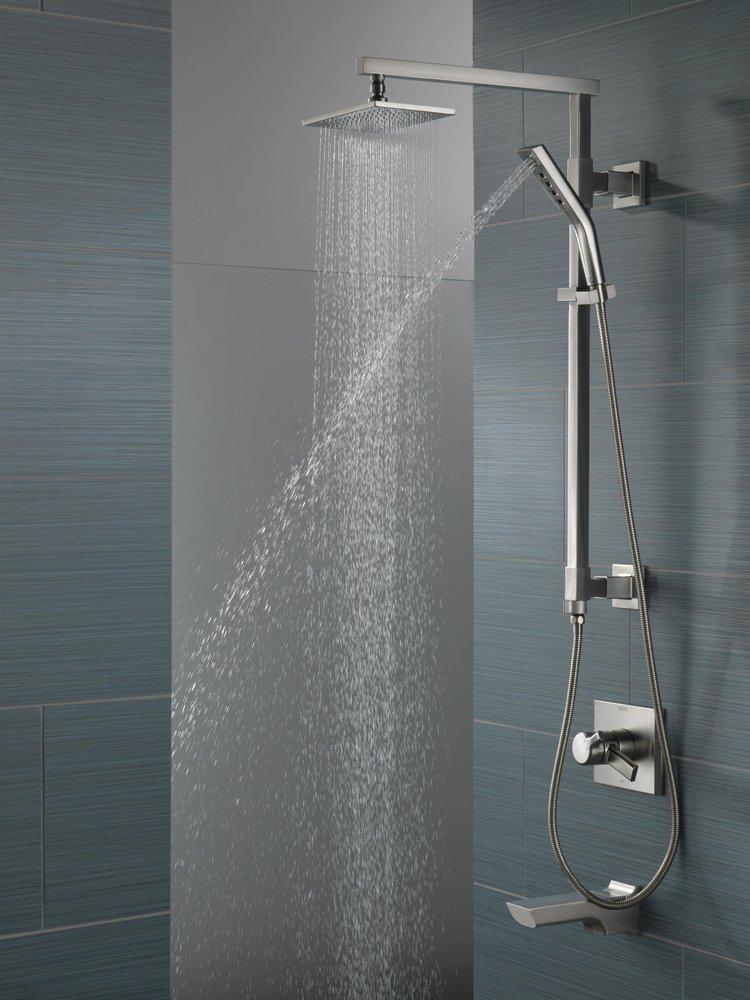 Delta Faucet Lumicoat&reg; Stainless Multi Function Hand Shower 
