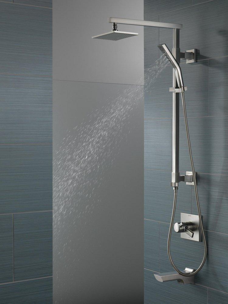Delta Faucet Lumicoat&reg; Stainless Multi Function Hand Shower 