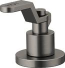 Widespread Bathroom Faucet Industrial Lever Handle Kit in Luxe Steel
