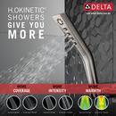 H2Okinetic&reg;3-Setting Wall Mount Hand Shower inLumicoat&reg;Stainless 