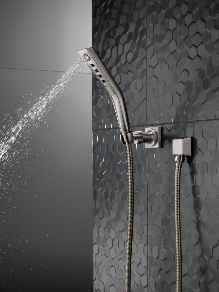 H2Okinetic&reg;3-Setting Wall Mount Hand Shower inLumicoat&reg;Stainless 