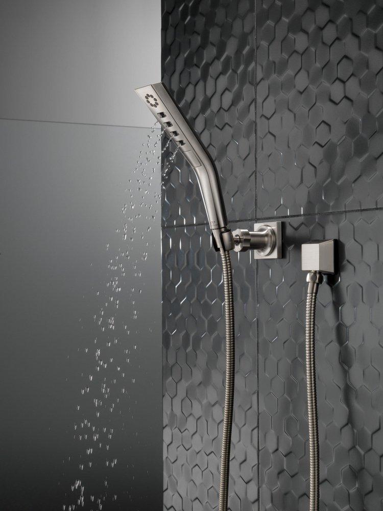 H2Okinetic&reg;3-Setting Wall Mount Hand Shower inLumicoat&reg;Stainless 