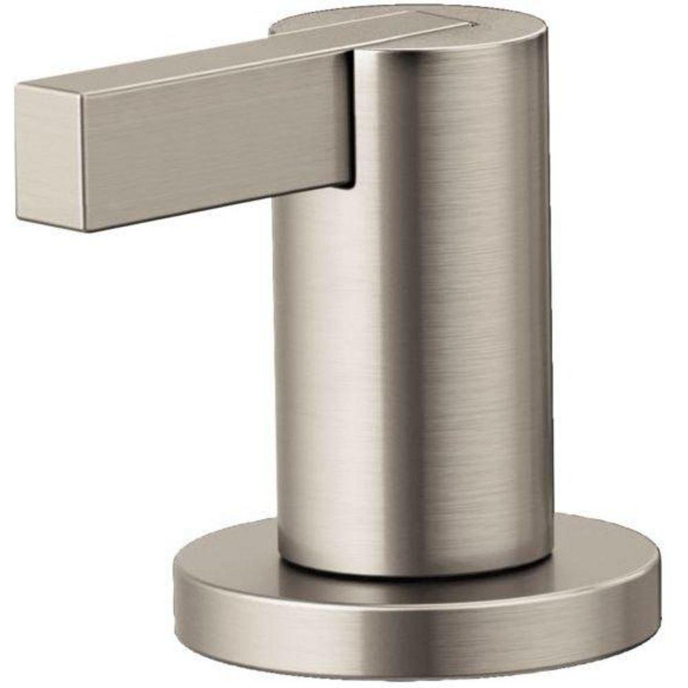 Brizo Brilliance Luxe Nickel Widespread Bathroom Faucet Extended Lever Handle Kit 