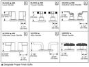 Brizo Brilliance Luxe Nickel Widespread Bathroom Faucet Extended Lever Handle Kit 