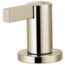 Widespread Bathroom Faucet Extended Lever Handle Kit in Polished Nickel