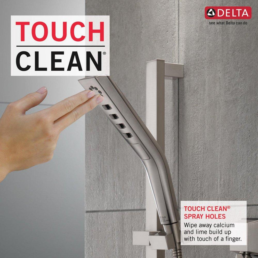 Delta Faucet Lumicoat Stainless Multi Function Hand Shower 