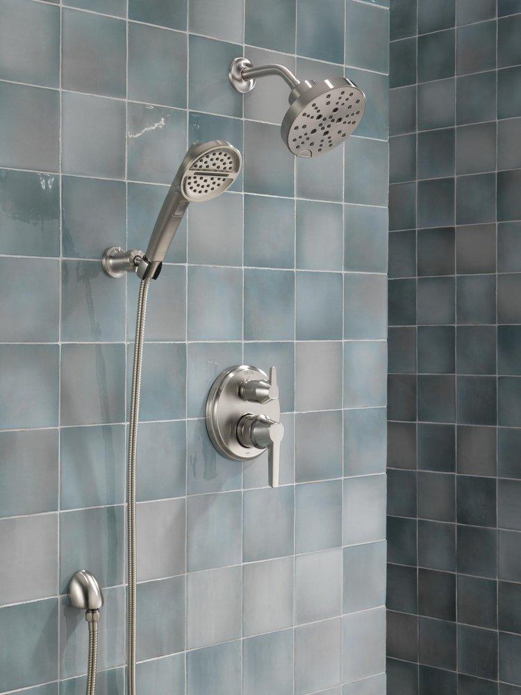 Delta Faucet Stainless 1/2 in. FNPT x MNPSM Solid Brass Elbow 