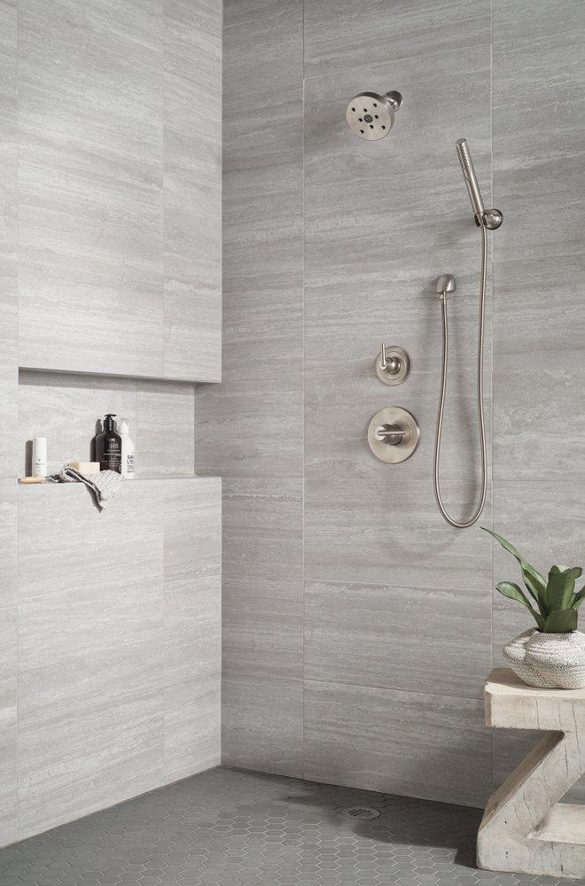 Delta Faucet Stainless 1/2 in. FNPT x MNPSM Solid Brass Elbow 