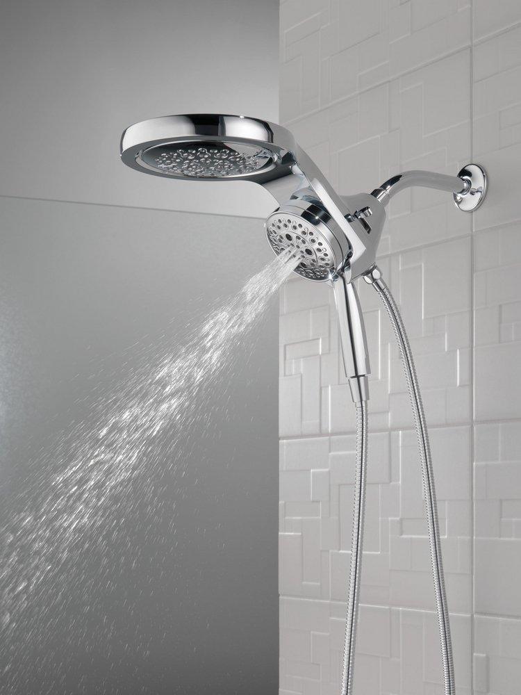 Delta Faucet Lumicoat Chrome Multi Function Showerhead 