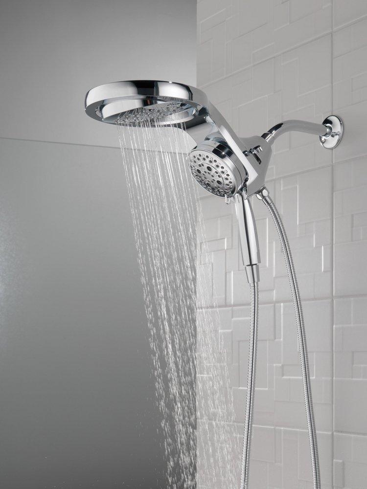Delta Faucet Lumicoat Chrome Multi Function Showerhead 