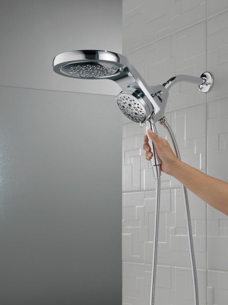 Delta Faucet Lumicoat Chrome Multi Function Showerhead 
