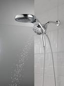 DELTA UNIVERSAL SHOWERING COMPONENTS: HYDRORAIN H2OKINETIC 5-SETTING TWO-IN-ONE SHOWER HEAD 