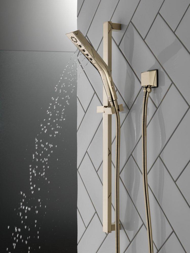Delta Faucet Lumicoat Polished Nickel Multi Function Hand Shower 