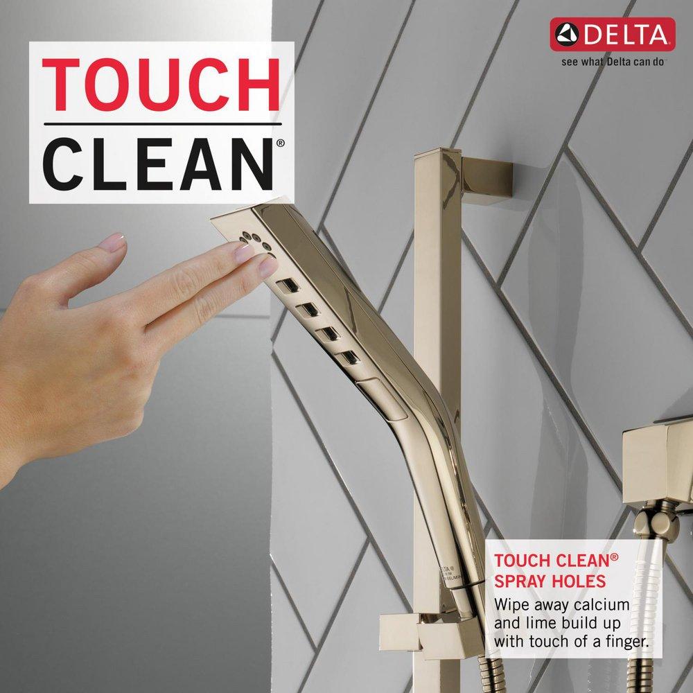 Delta Faucet Lumicoat Polished Nickel Multi Function Hand Shower 
