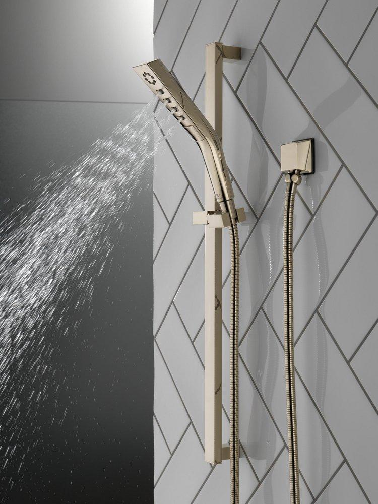 Delta Faucet Lumicoat Polished Nickel Multi Function Hand Shower 