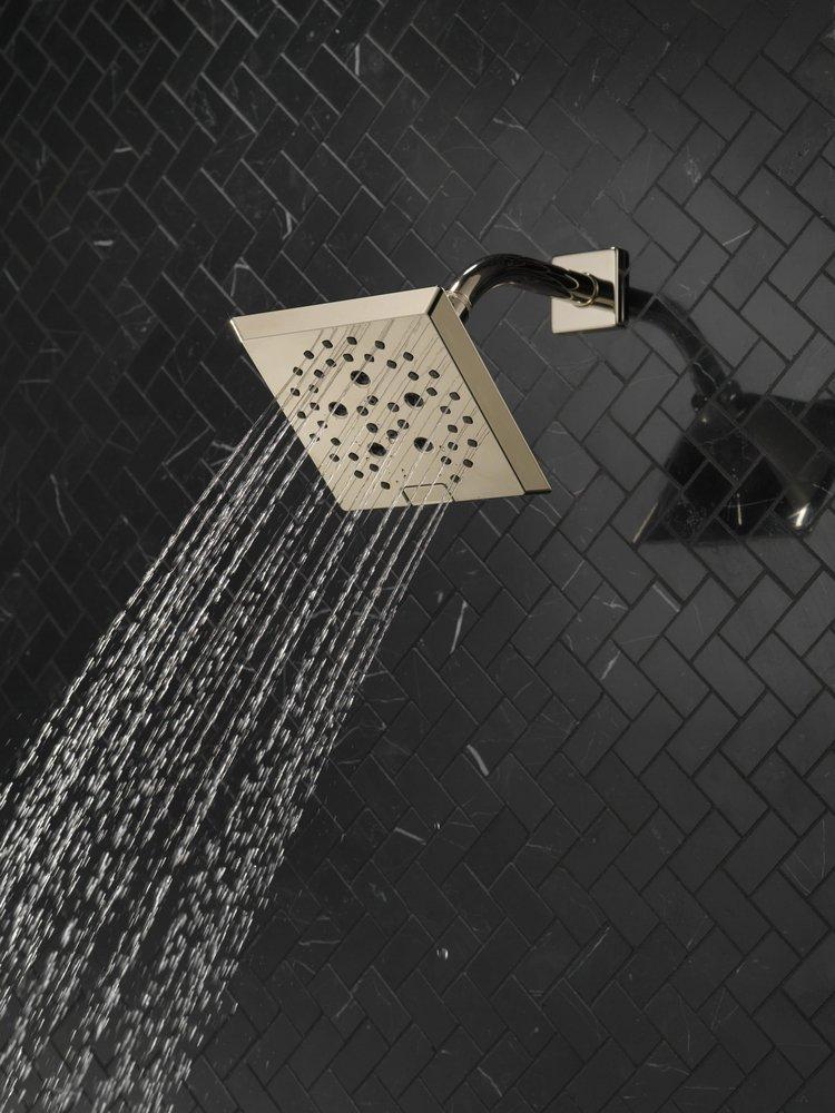 Delta Faucet Lumicoat Polished Nickel Multi Function Showerhead 