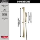 CCY 1.75 GPM 1F H/SHWR SYS W/ SLDBR LUMICOAT POLISHED NICKEL *H2OKINETIC 