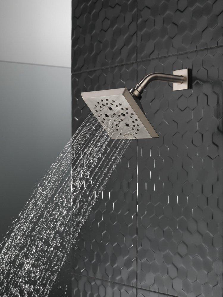 Delta Faucet Lumicoat Stainless Multi Function Showerhead 