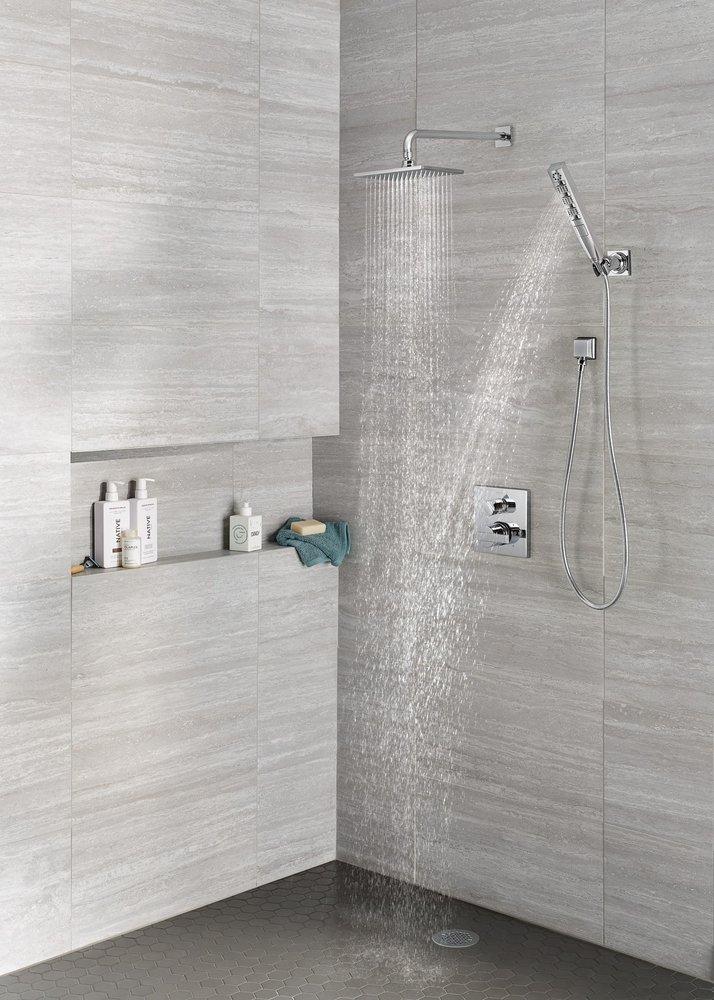 Delta Faucet Lumicoat Chrome 1/2 in. FNPT x MNPSM Brass Elbow 