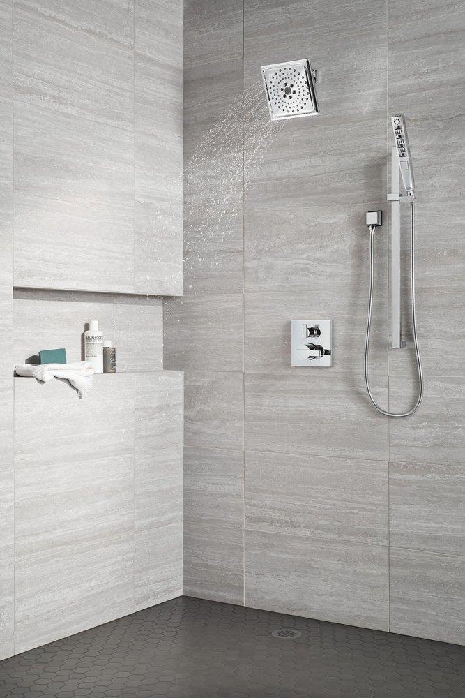 Delta Faucet Lumicoat Chrome 1/2 in. FNPT x MNPSM Brass Elbow 